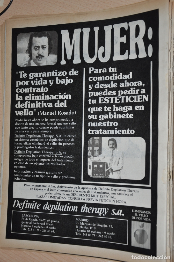 Carteles publicitarios: hoja publicidad definite depilation therapy - Foto 1
