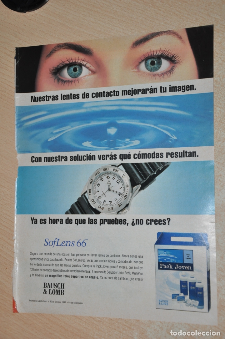 Carteles publicitarios: hoja publicidad bausch lomb - Foto 1