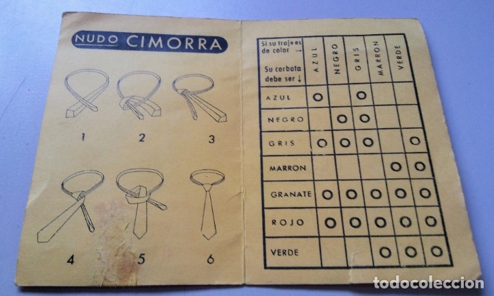 Carteles publicitarios: DIPTICO CORBATAS CIMORRA A&Ntilde;OS 80 - Foto 2