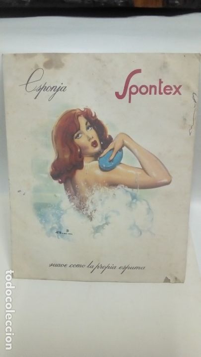 Carteles publicitarios: ESPONJA SPONTEX-JESUS BLASCO- - Foto 1