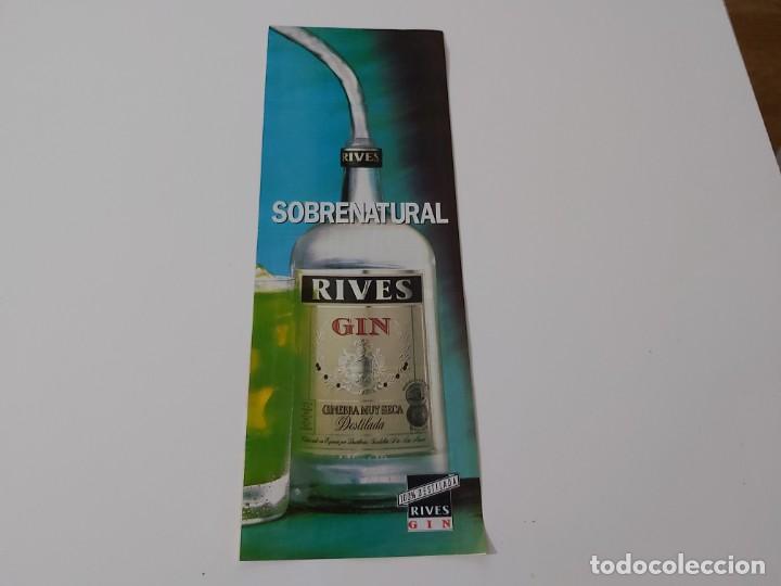 Carteles publicitarios: HOJA PUBLICITARIA GIN RIVES - Foto 1