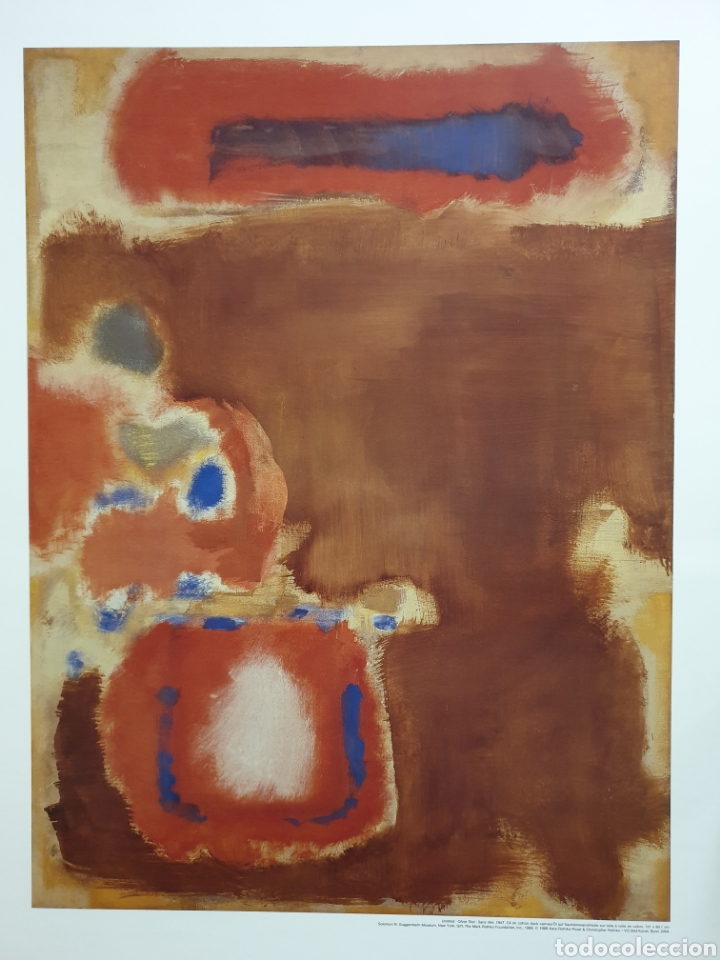 Carteles publicitarios: MARK ROTHKO CHRISTOPHER UNTITLED 1947 - Foto 1