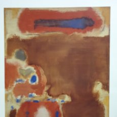 Affiches Publicitaires: MARK ROTHKO CHRISTOPHER UNTITLED 1947. Lote 200381757