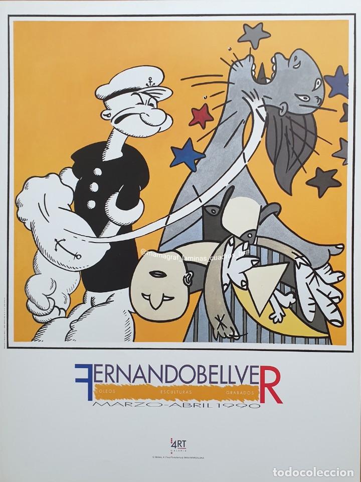 Carteles Publicitarios: FERNANDO BELLVER. MAMAGRAF Popeye guernica