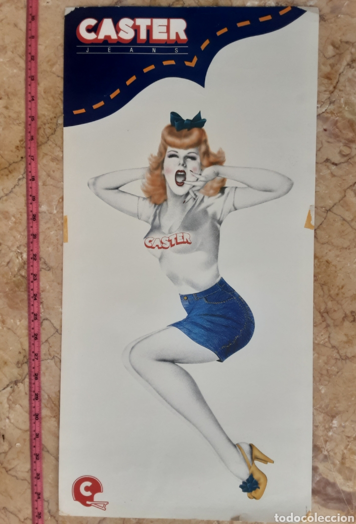 Carteles publicitarios: cartel antiguo Caster - Foto 1