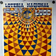 Affissi Pubblicitari: HISTÓRICO CARTEL PROMOCIONAL LOTERÍA NACIONAL SORTEO DÍA DE LA MADRE 1976 LUGO. ULISES L.SARRY. Lote 265658929