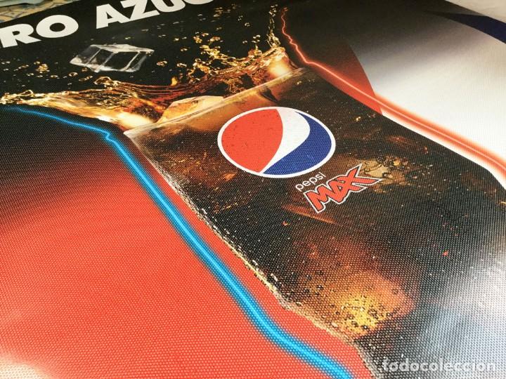 Carteles publicitarios: P&oacute;ster Pepsi Max Zero Az&uacute;car - vinilo microperforado - Foto 2