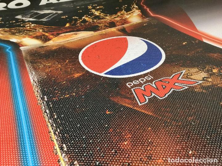 Carteles publicitarios: P&oacute;ster Pepsi Max Zero Az&uacute;car - vinilo microperforado - Foto 5