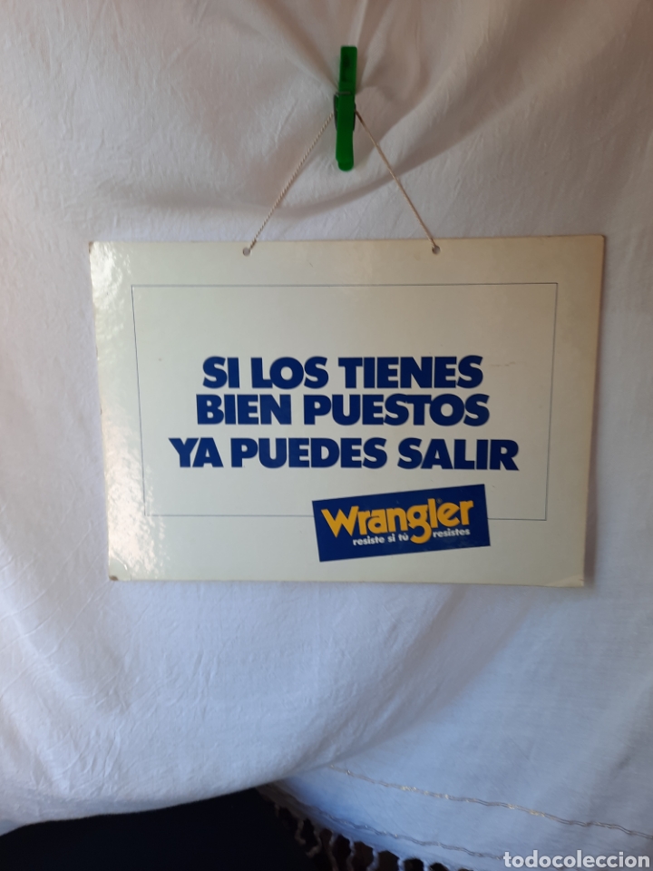 Advertising Posters: Cartel publicitario Wrangler a&ntilde;os 70.
