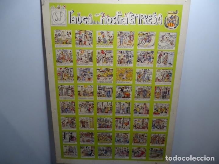 Carteles publicitarios: AUCA DEL COMER&Ccedil; CATALA. EN CART&Oacute;N DURO. - Foto 1