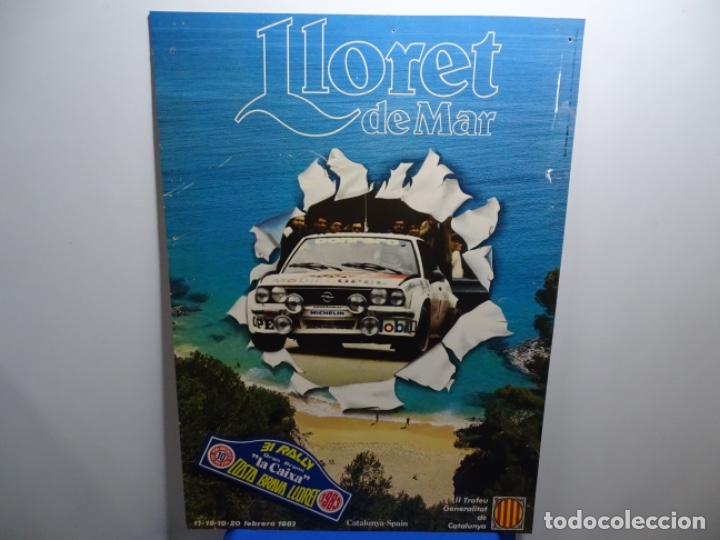 Carteles Publicitarios: CARTEL PUBLICITARIO LLORET. JUAN CAMOS GASCH. EN CART&Oacute;N DURO.