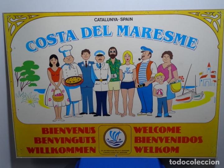 Affiches Publicitaires: CARTEL PUBLICITARIO. COSTA DEL MARESME. AGELET. EN CART&Oacute;N DURO.