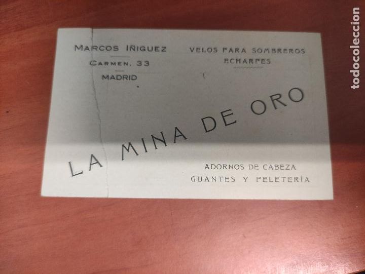 Carteles publicitarios: LA MINA DE ORO - Marcos I&ntilde;iguez - Madrid 12x8 - Foto 1
