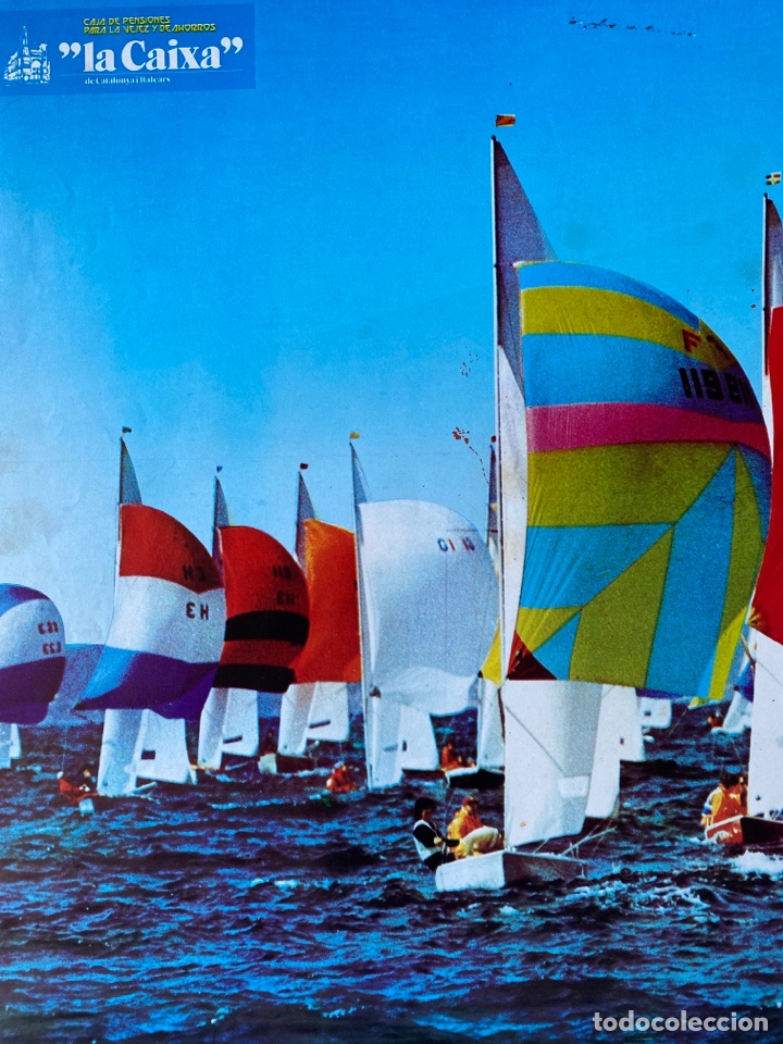 Carteles publicitarios: CARTEL REGATA LA CAIXA. 1975 - Foto 1