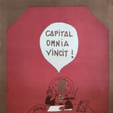 Carteles Publicitarios: CARTELL. 63X45 CM EL PERICH. CAPITAL OMNIA VINCIT. 1971. EDITORIAL ESTELA