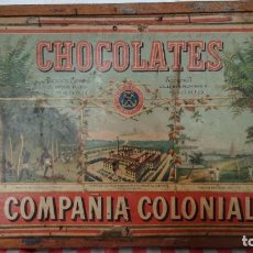 Carteles Publicitarios: CHOCOLATES COMPAÑIA COLONIAL - MADRID - 34 X 43 CM CAL401. Lote 322796693