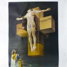 Carteles Publicitarios: CARTEL SALVADOR DALI, THE CRUCIFIXION, THE METROPOLITAN MUSEUM OF ART - AÑOS 1970