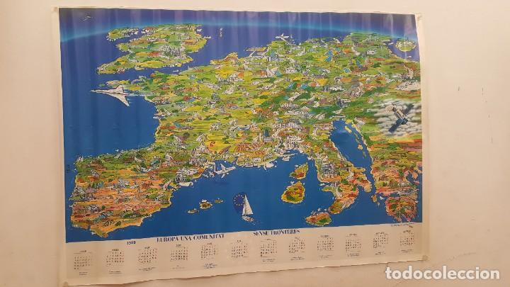Carteles Publicitarios: POSTER GRAN CALENDARIO 1989 EUROPA