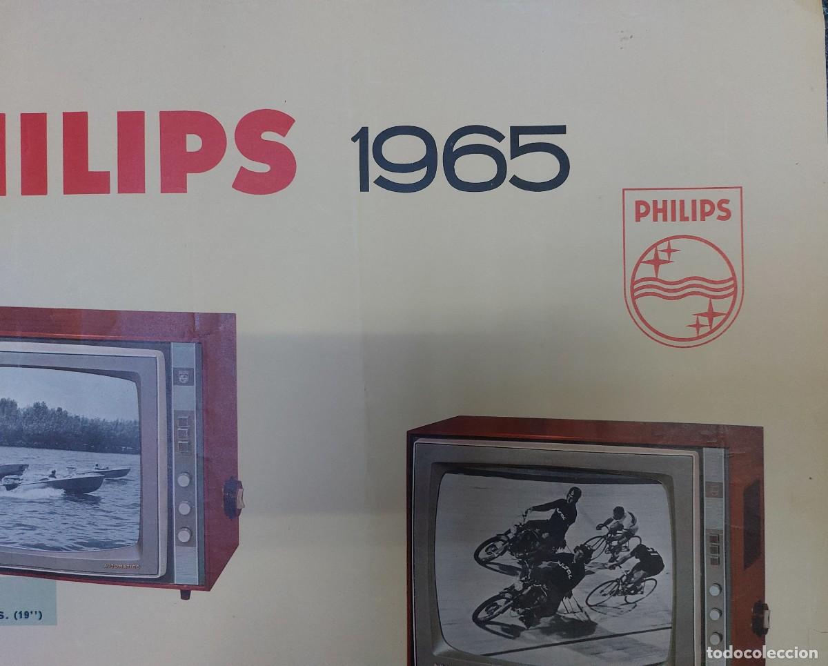 Carteles publicitarios: Cartel Antiguo Original Philips - Foto 3