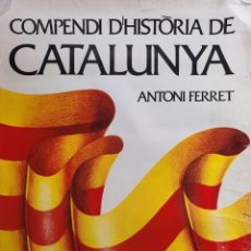 Carteles Publicitarios: CARTELL PUBLICITARI. 43X60 CM. COMPENDI D'HISTÒRIA DE CATALUNYA