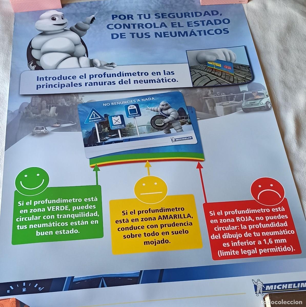 Carteles publicitarios: Poster Michelin Bibendum Profund&iacute;metro - Foto 1