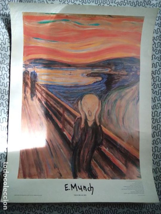 Carteles publicitarios: CARTEL E. MUNCH MUSEUM - Foto 3