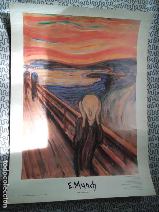 Carteles publicitarios: CARTEL E. MUNCH MUSEUM - Foto 1