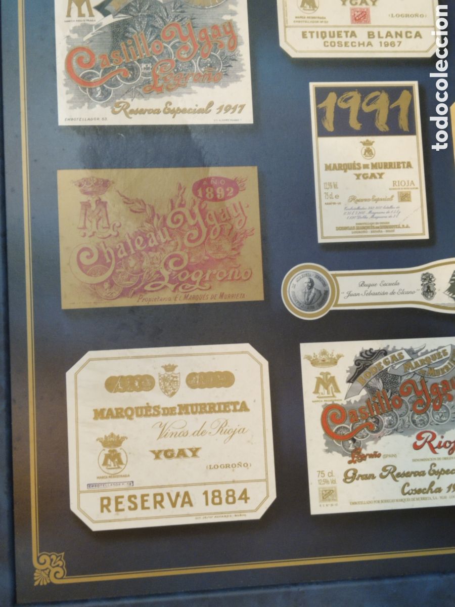 Carteles publicitarios: MARQUES DE MURRIETA LA RIOJA 75x65 cm - Foto 7
