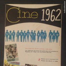 Carteles Publicitarios: CINE 1962 - LOS EXITOS DEL AÑO - EDITORIAL BRUGUERA - CARTEL PUBLICIDAD -VER FOTOS-(V-25.028)