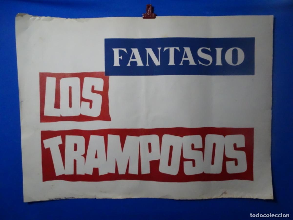 Affiches Publicitaires: GRAN CARTEL P&Oacute;STER DEL CINE FANTASIO. IMPRENTA BORRAS BCN. LOS TRAMOPOSOS.