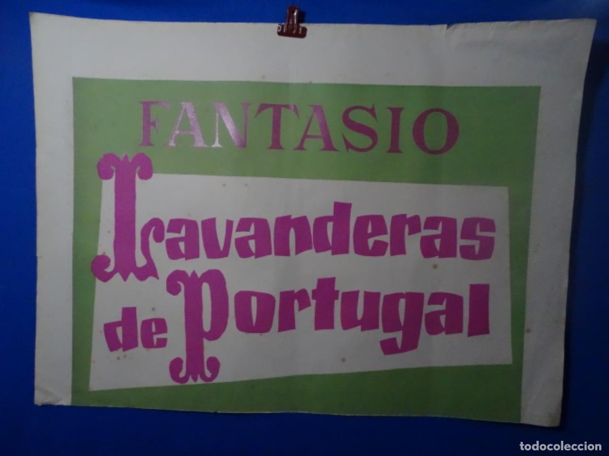 Affiches Publicitaires: GRAN CARTEL P&Oacute;STER DEL CINE FANTASIO. IMPRENTA BORRAS.LAVANDERS DE PORTUGAL.
