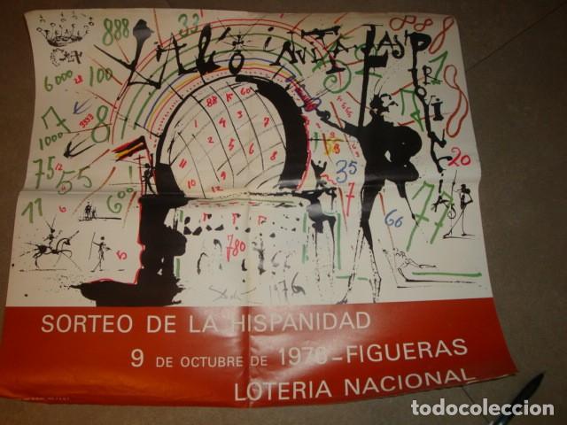 Carteles publicitarios: DALI SORTEO DE LA HISPANIDAD 1.976 - Foto 1