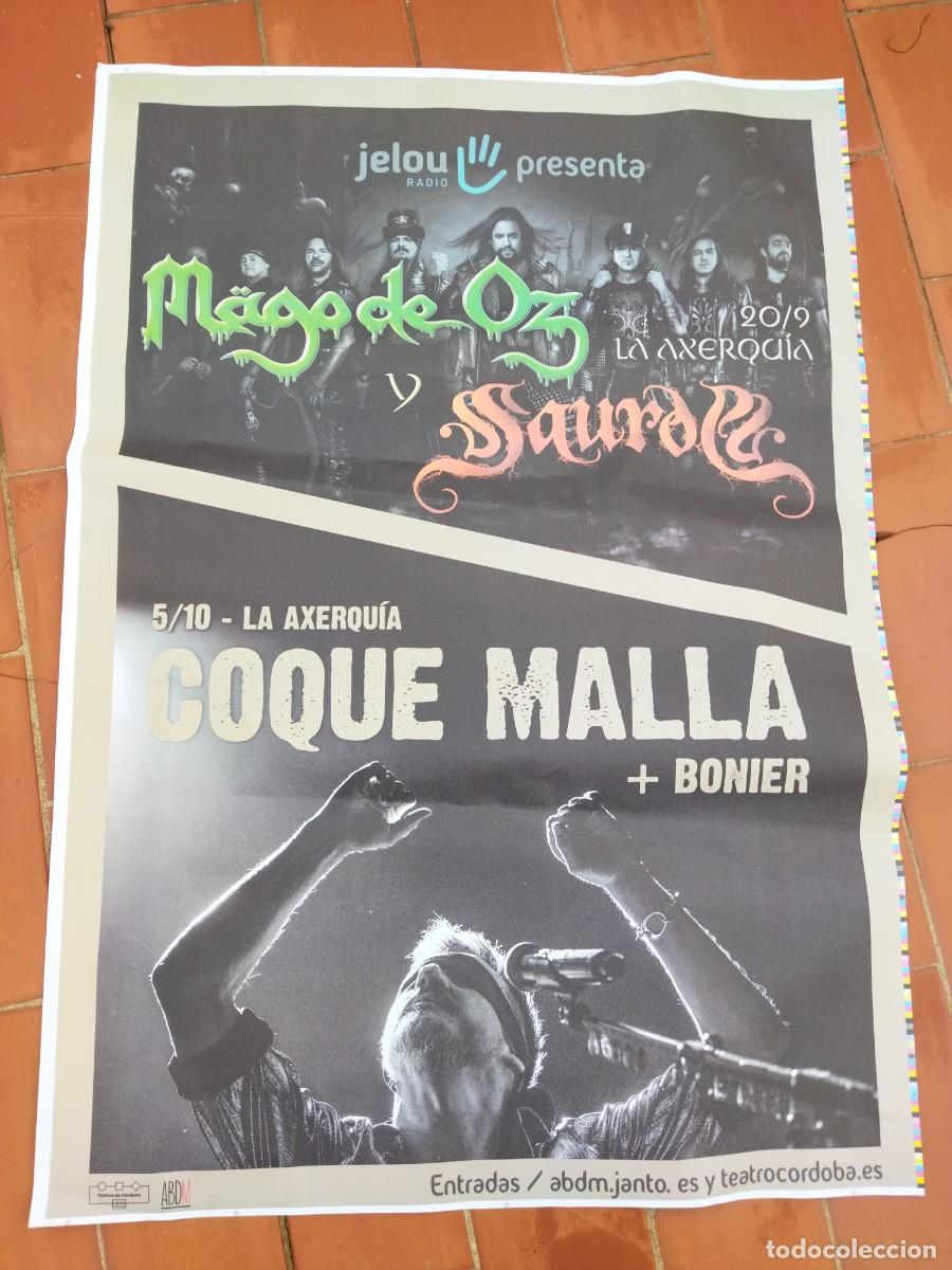 Carteles publicitarios: cartel de mago de oz y coque malla - Foto 1