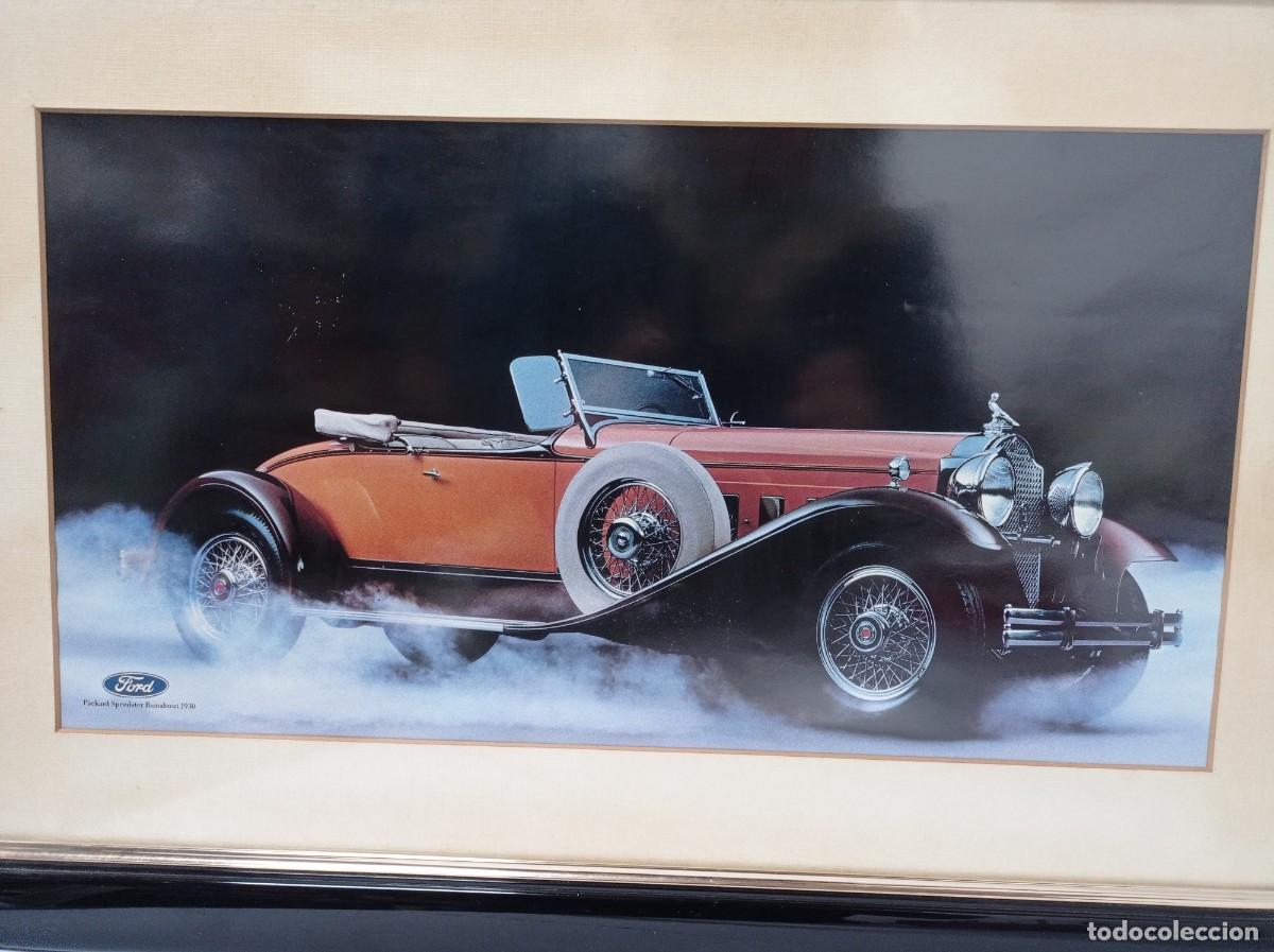Carteles publicitarios: Cuadro original concesionario Ford finales de los 70. - Foto 2