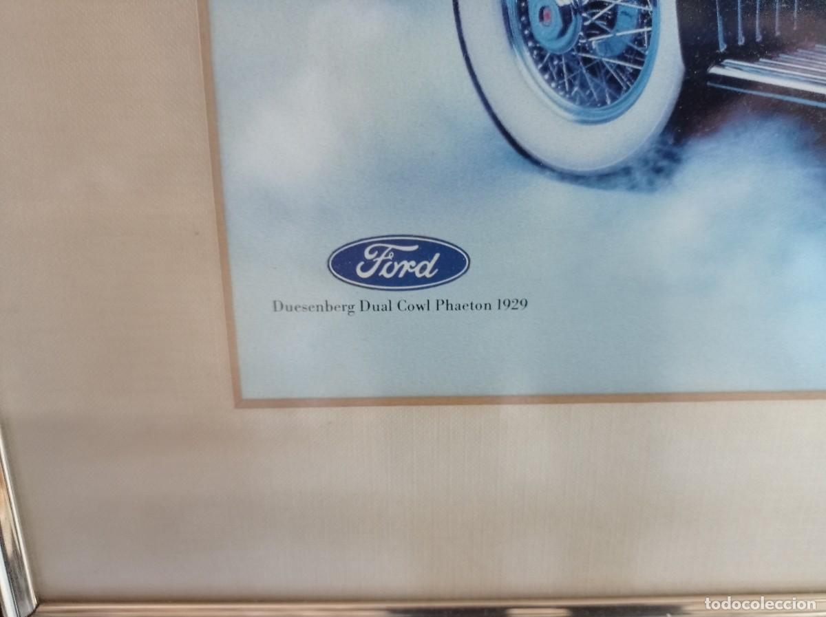 Carteles publicitarios: Cuadro original concesionario Ford finales de los 70. - Foto 3