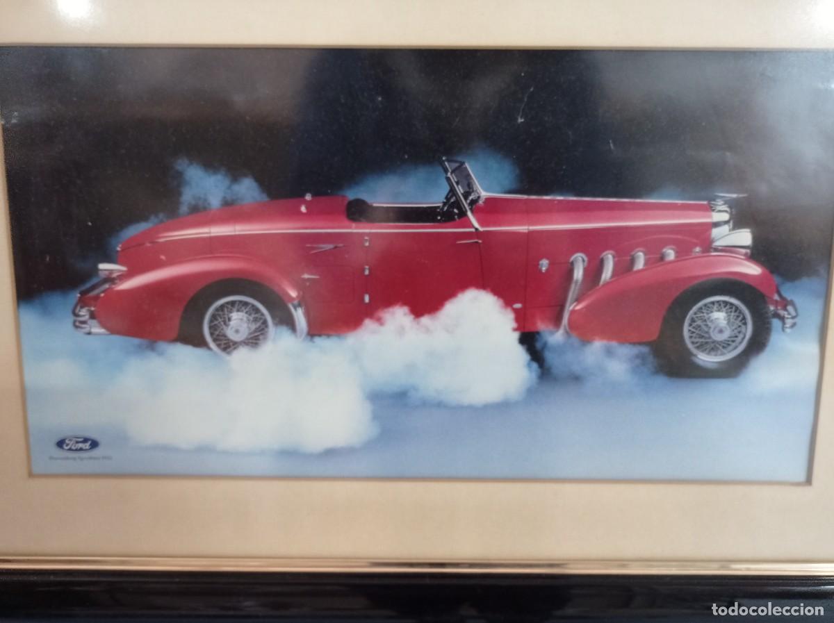 Carteles publicitarios: Cuadro original concesionario Ford finales de los 70. - Foto 2