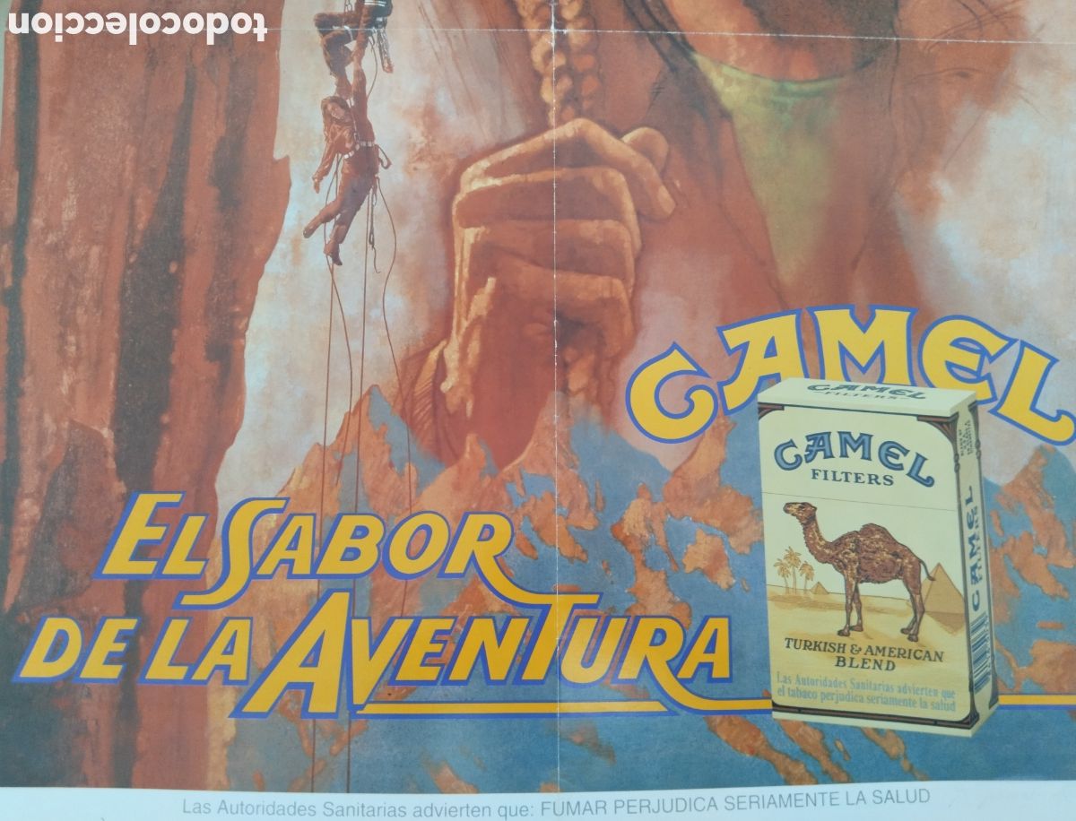 Carteles publicitarios: POSTER PUBLICITARIO CAMEL -- 57x41 cm - Foto 3