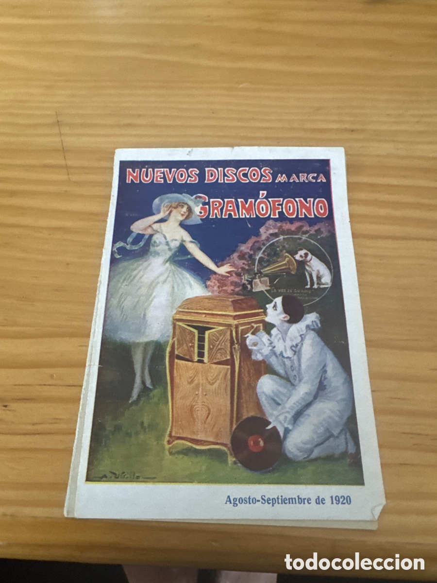 Carteles publicitarios: Cat&aacute;logo general de discos, junio de 1920 - Foto 1