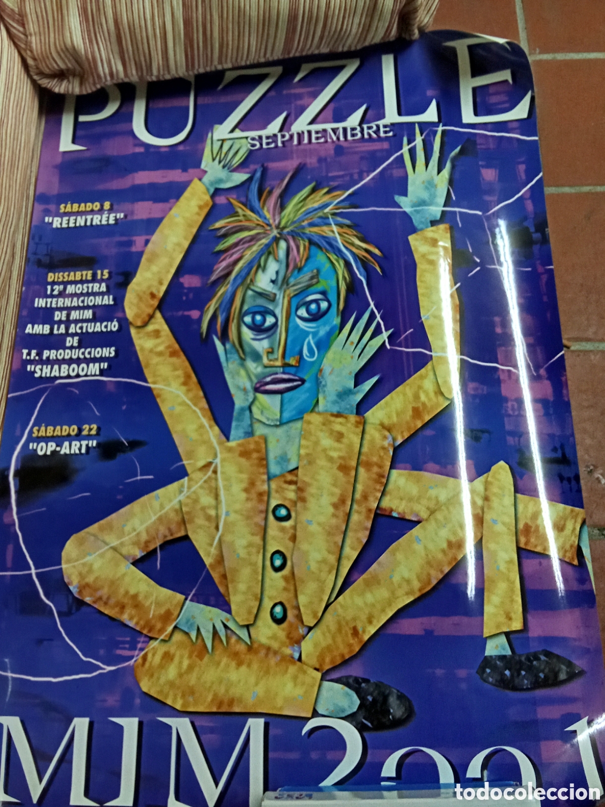 Carteles publicitarios: POSTER DISCOTECA PUZZLE A&Ntilde;O 2001 - Foto 1