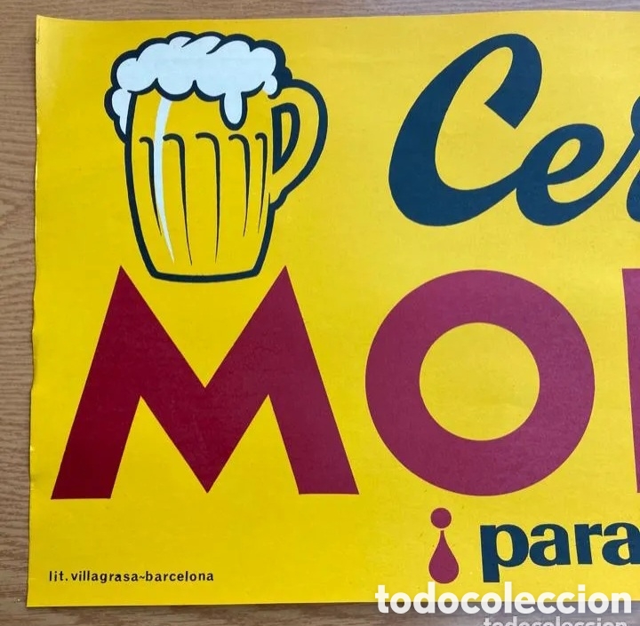 Carteles publicitarios: Cartel cerveza moritz - Foto 2