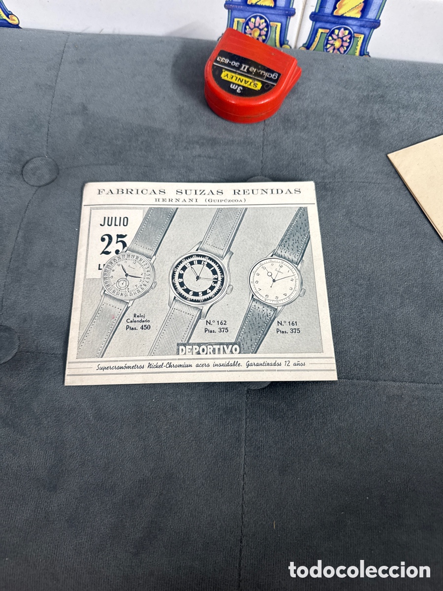Carteles publicitarios: Cat&aacute;logo de relojes suizos - Foto 1