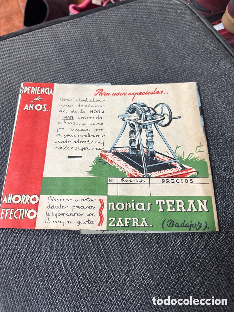 Carteles publicitarios: Cat&aacute;logo de norias Antiguas - Foto 3