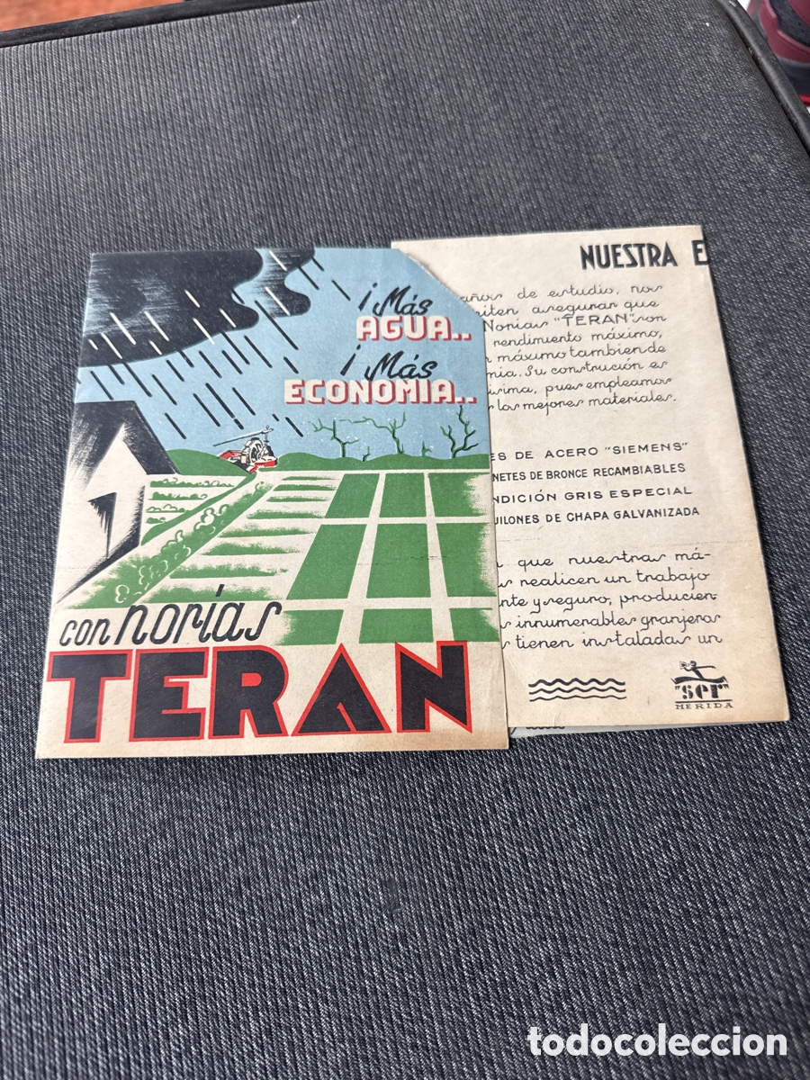 Carteles publicitarios: Cat&aacute;logo de norias Antiguas - Foto 1