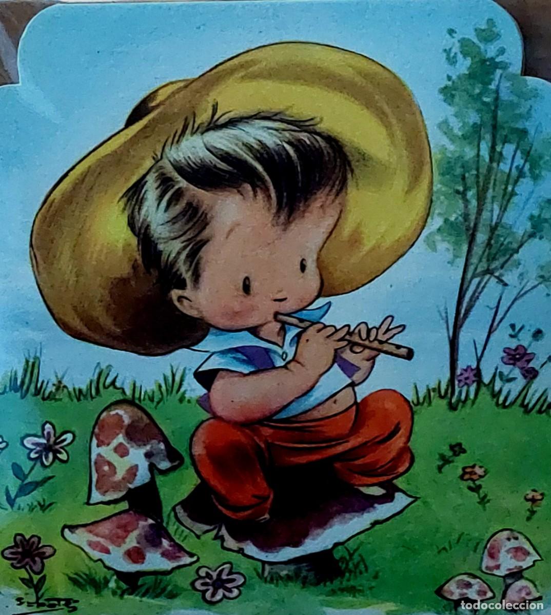 Carteles Publicitarios: ( PEPITO EL DEL FLAUT&Iacute;N )REGALO PUBLICIDAS ILUSTRACIONES SABATE.d&eacute;cada de los 50