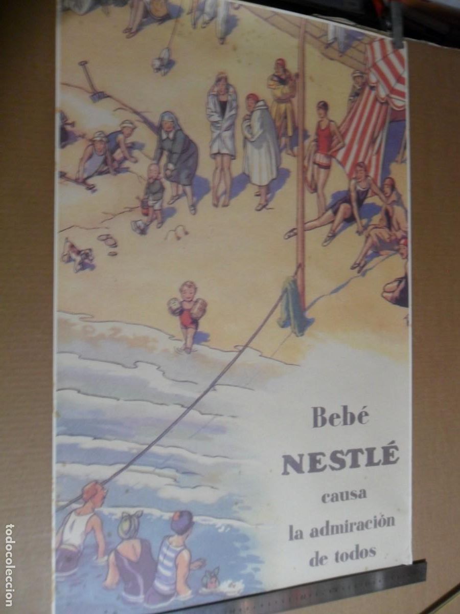 Carteles publicitarios: BONITO CARTEL BEBE NESTLE - Foto 1