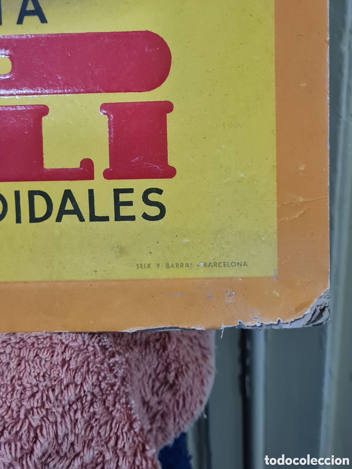 Carteles publicitarios: Cartel de Pirelli repujado - Foto 2