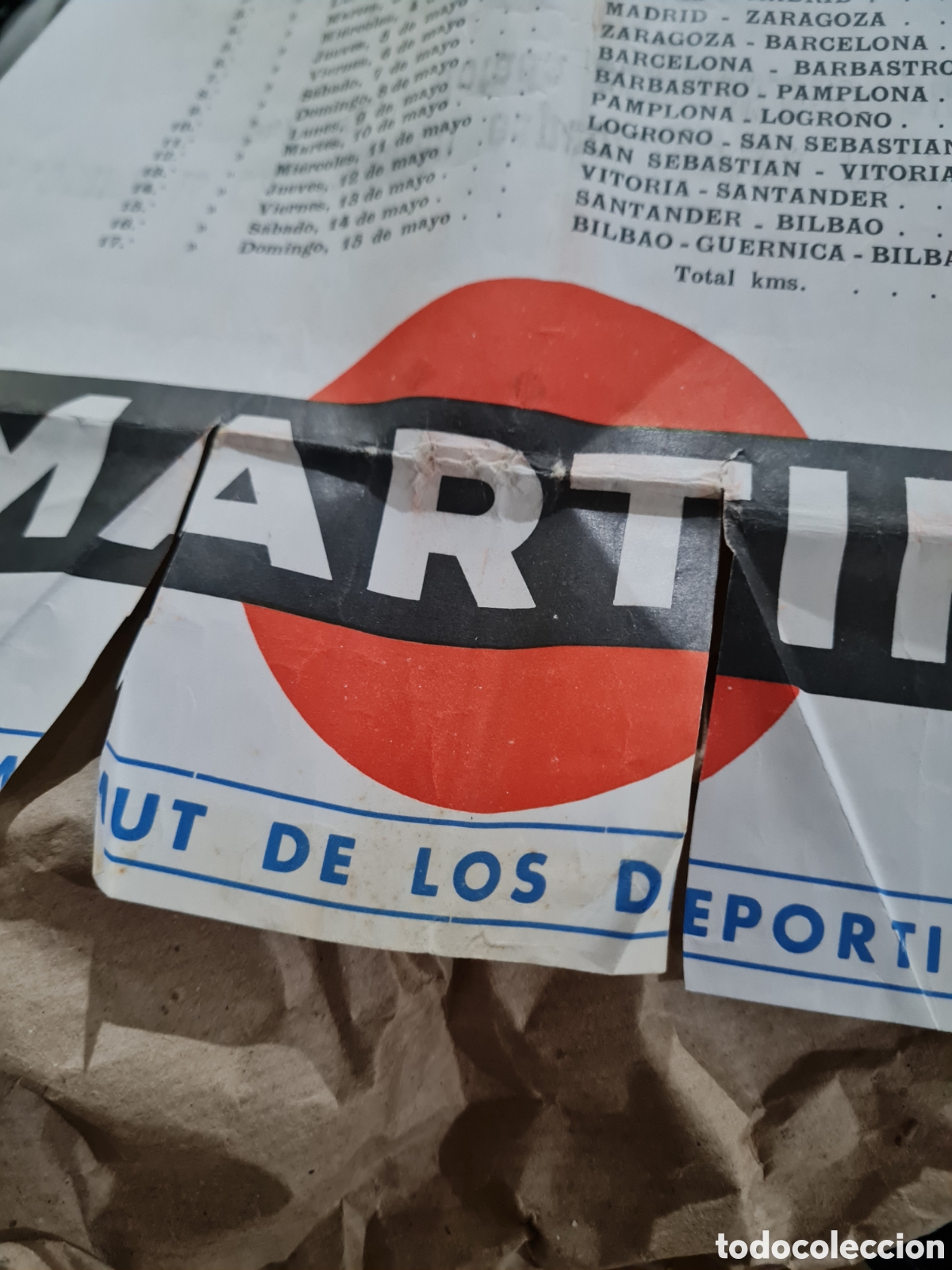 Carteles publicitarios: Vuelta ciclista a Espa&ntilde;a 1960 MARTINI - Foto 12