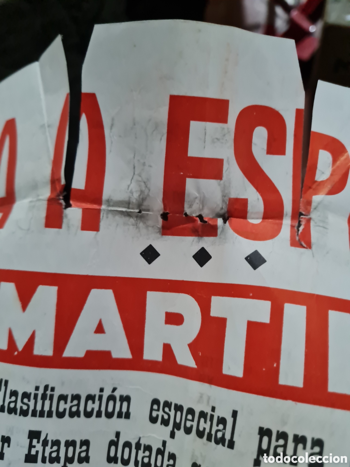Carteles publicitarios: Vuelta ciclista a Espa&ntilde;a 1960 MARTINI - Foto 14