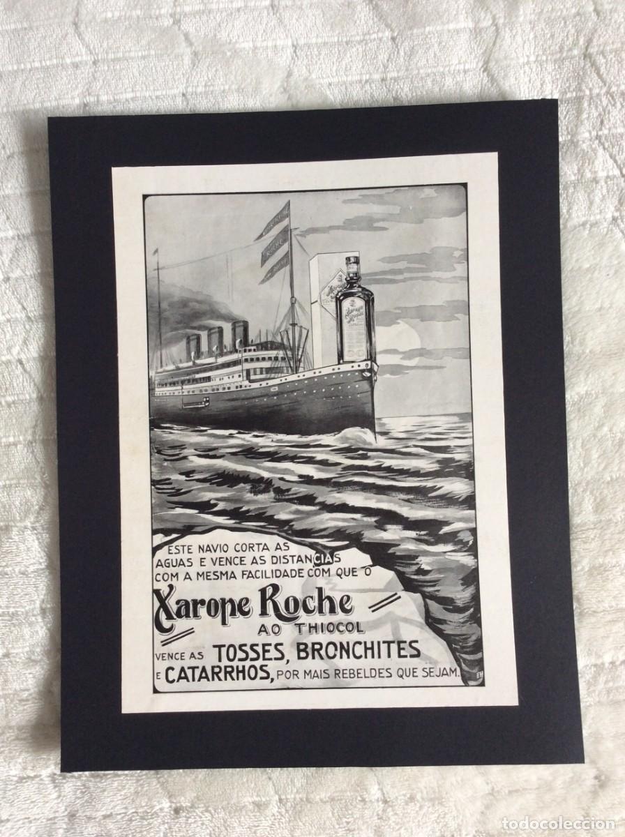 Carteles publicitarios: Excelente publicidade de 1926. Xarope Roche - Foto 1