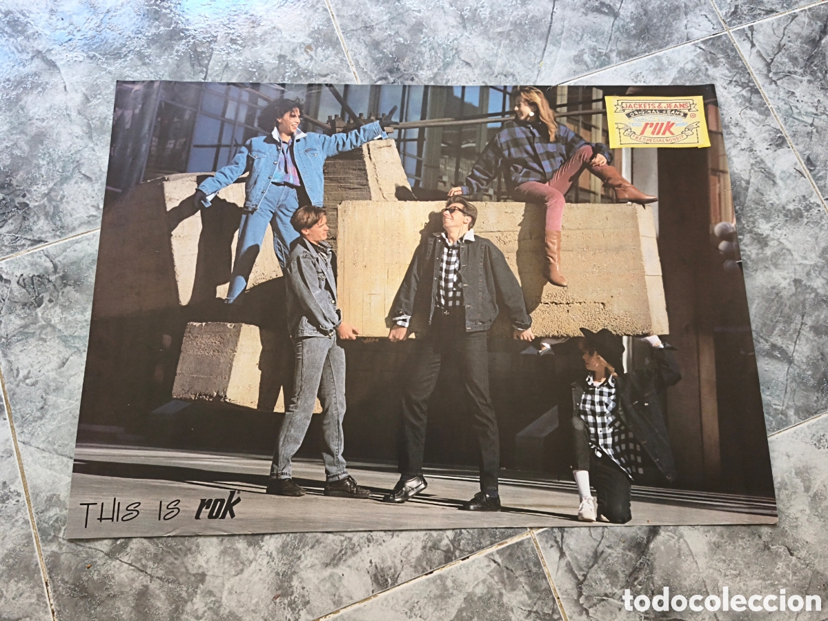 Carteles Publicitarios: Poster publicidad Rok jeans